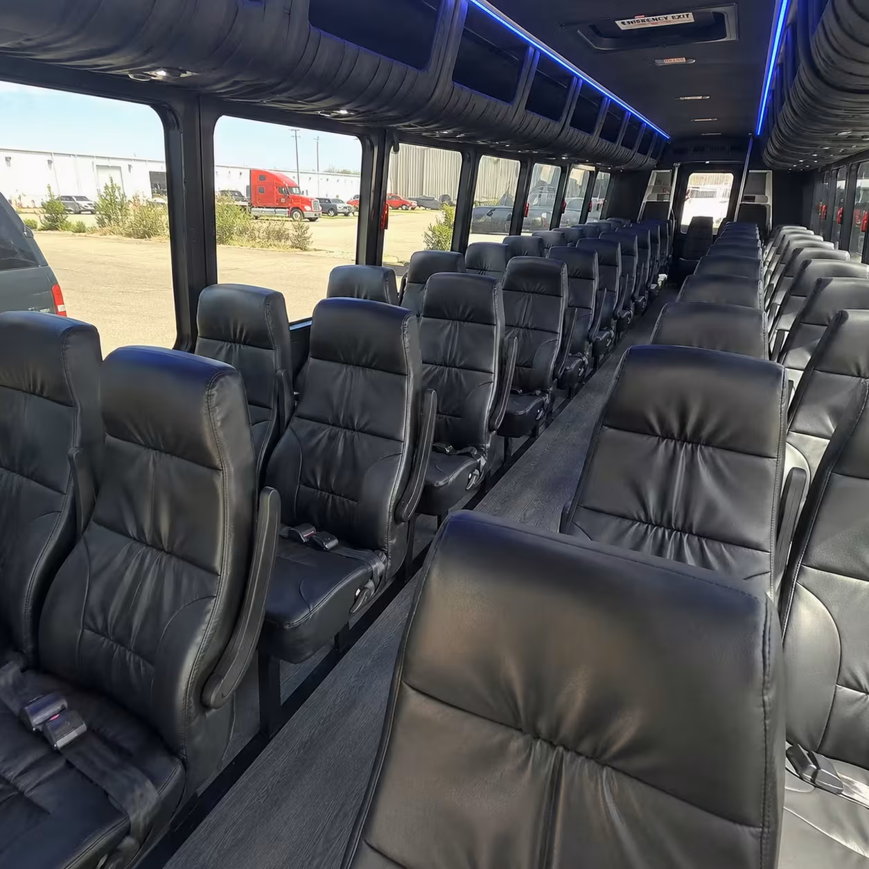 30 passenger minibus inside
