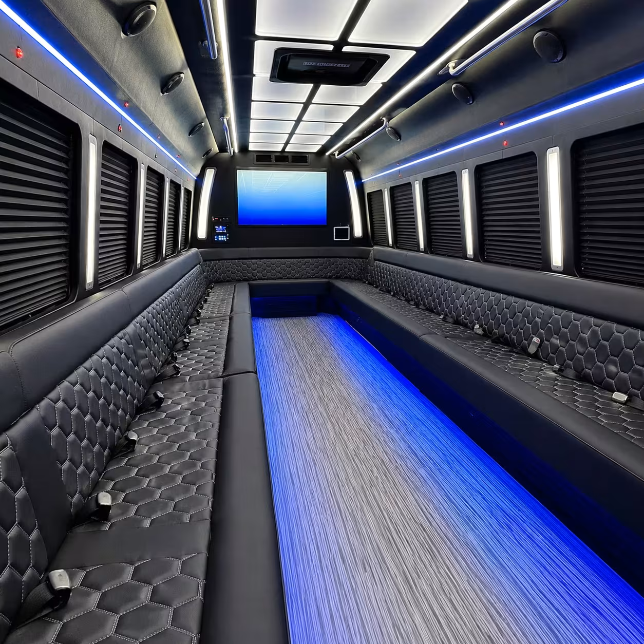 party bus interior
