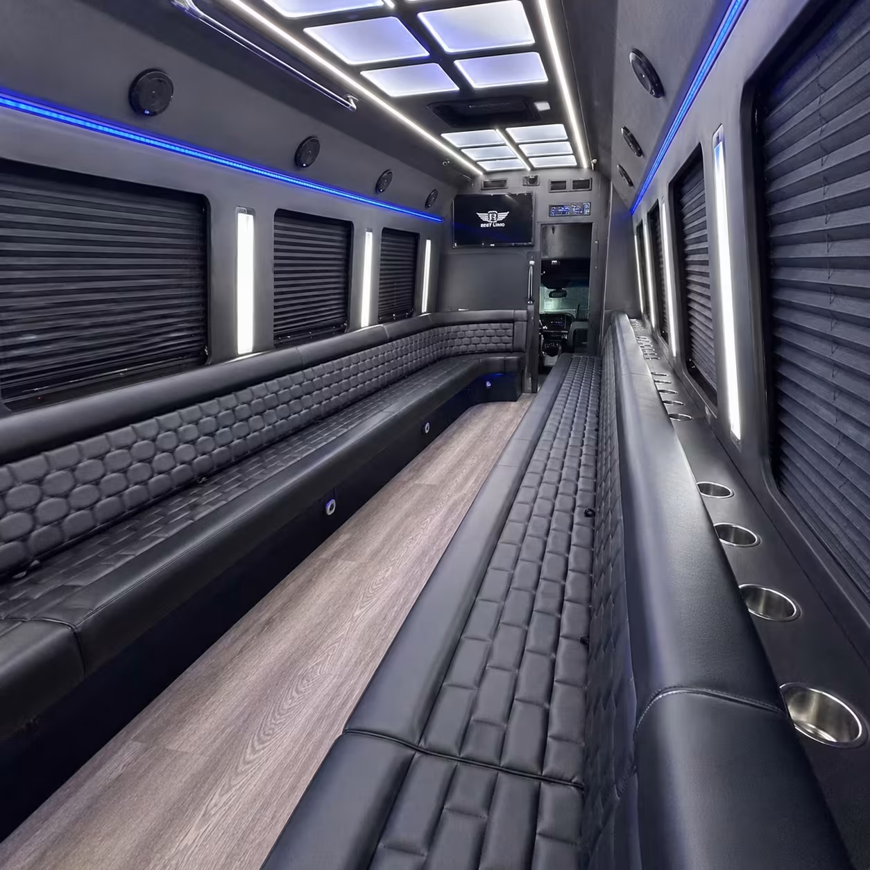 prom party bus rentals in tacoma with the amenities you want