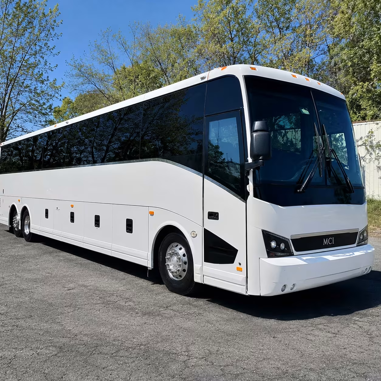 tacoma 56 passenger charter bus rental
