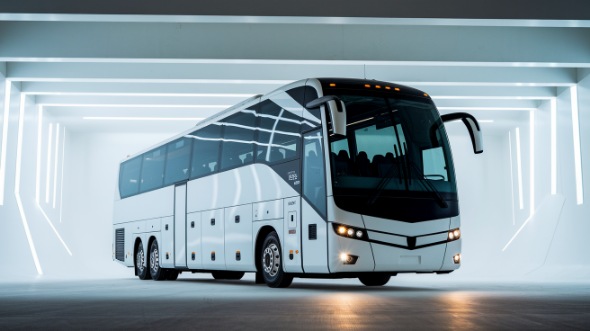56 passenger charter bus kent