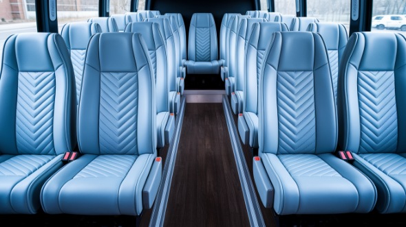 tacoma 28 passenger minibus interior