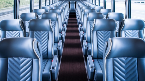 tacoma 50 passenger charter bus interior