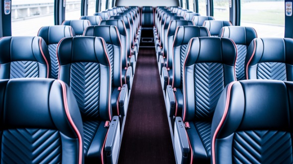 tacoma 55 passenger charter bus inside