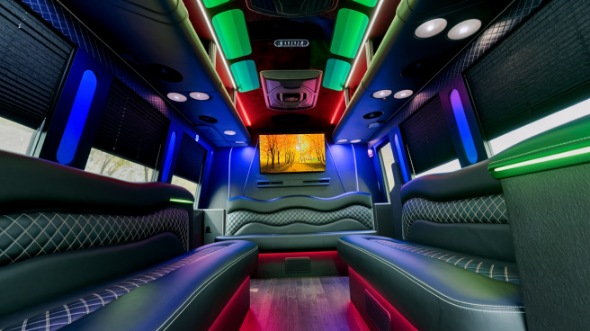 tacoma party bus rental inside