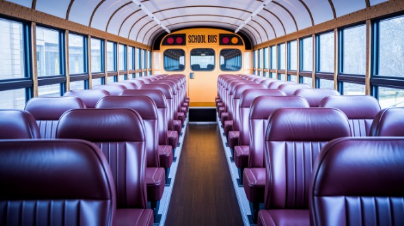tacoma school bus rental inside